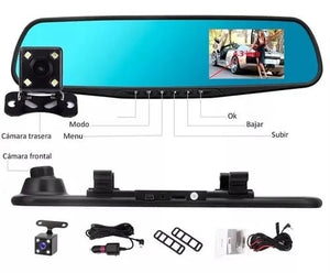 Espejo Retrovisor Doble Cámara