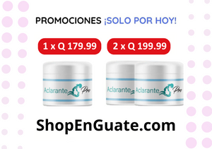 ¡Llévate 2 Cremas Aclarantes a Q199.99!