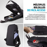 Bolso Anti-Robo Impermeable con Puerto USB