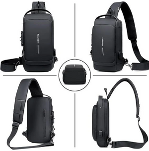 Bolso Anti-Robo Impermeable con Puerto USB