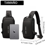 Bolso Anti-Robo Impermeable con Puerto USB
