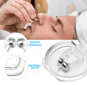 Clip Nasal Anti Ronquidos Magnético + Envio Gratis