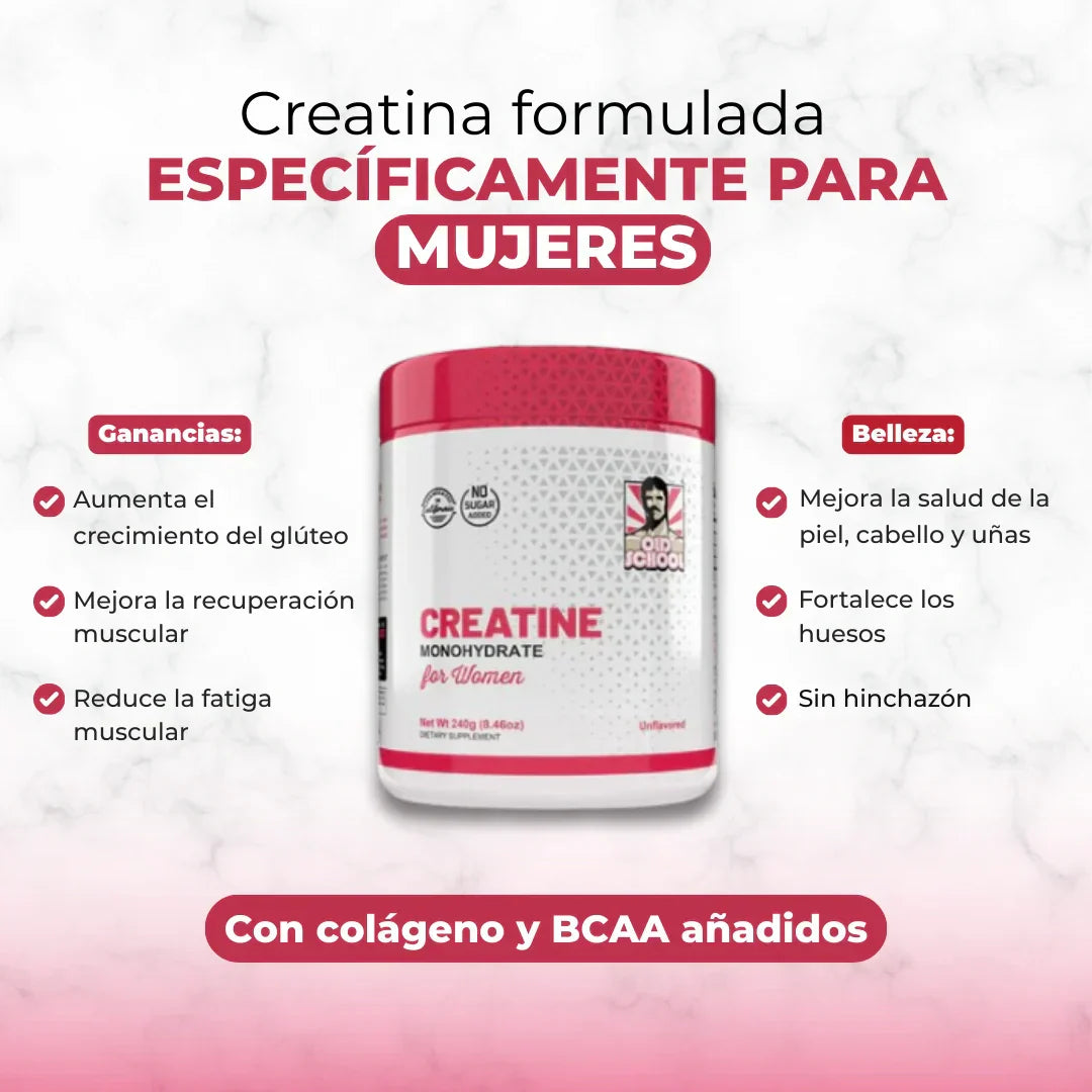 Creatina Pura para Mujeres