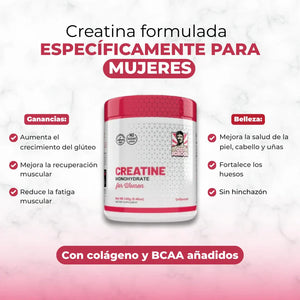 Creatina Pura para Mujeres