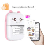 Mini Impresora Térmica Portátil (Rosa)