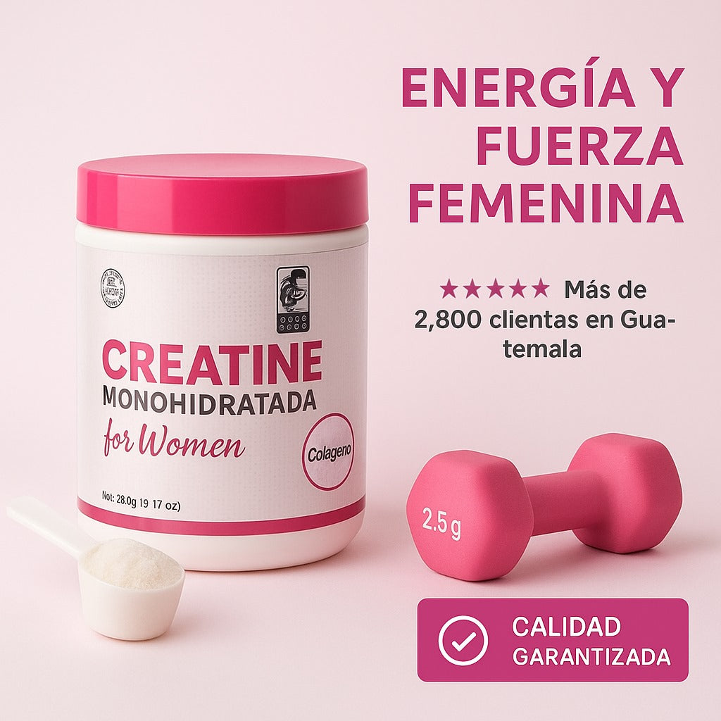 Creatina Pura para Mujeres