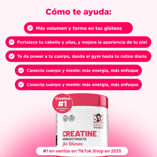 Creatina Pura para Mujeres