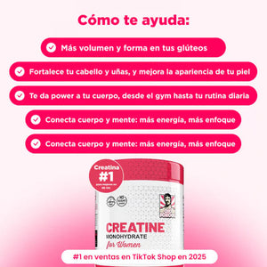 Creatina Pura para Mujeres