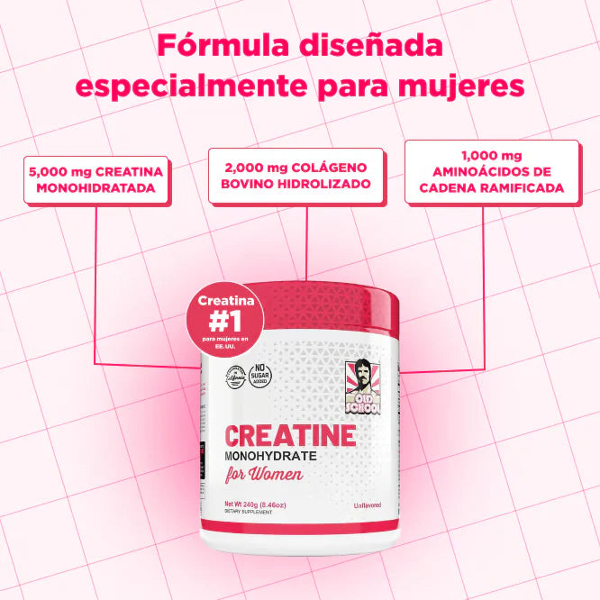 Creatina Pura para Mujeres