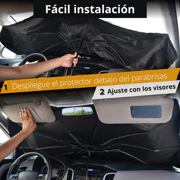 SunCar Pro - Parasol De Parabrisas Plegable Para Autos + Envio Gratis